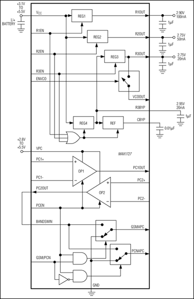 MAX1727: Typical Application Circuit