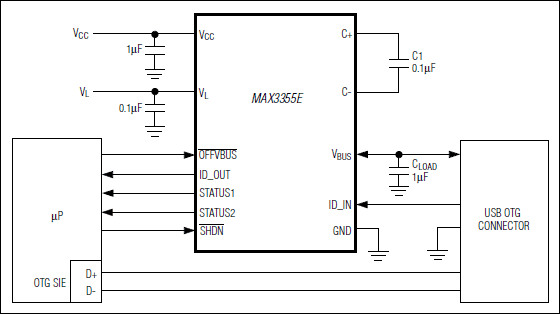 MAX3355E: Typical Application Circuit