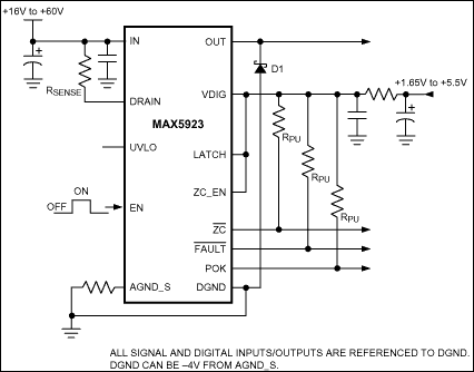 MAX5923: Typical Operating Circuit