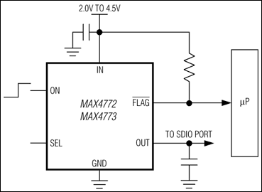 MAX4772, MAX4773: Typical Operating Circuit