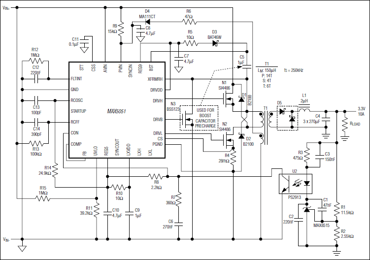 MAX5051: Typical Application Circuit