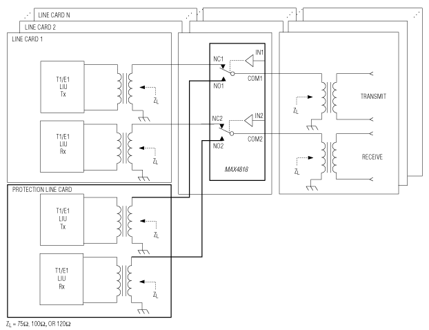 MAX4818/MAX4819: Typical Operating Circuit