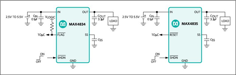 MAX4834, MAX4835: Typical Application Circuit