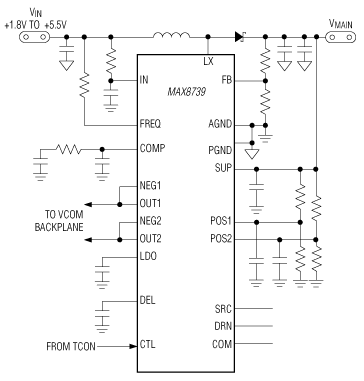 MAX8739: Typical Simplified Circuit