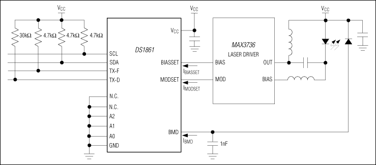 DS1861: Typical Operating Circuit