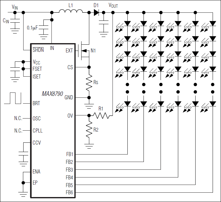 MAX8790: Simplified Operating Circuit