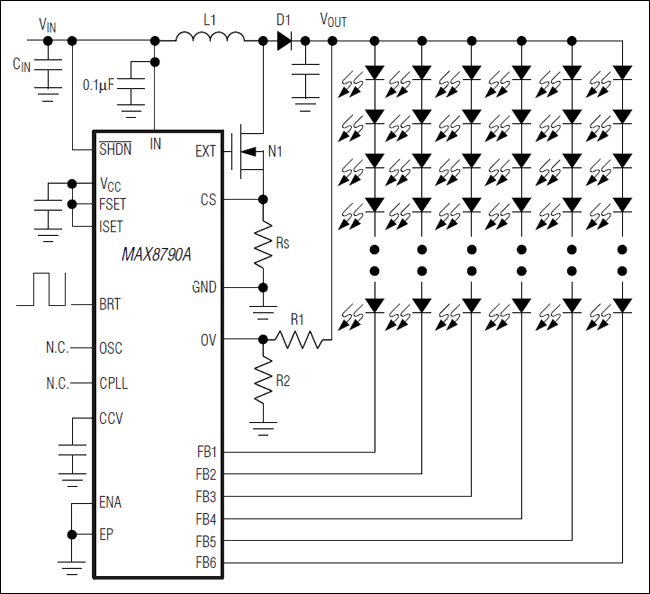 MAX8790A: Simplified Operating Circuit