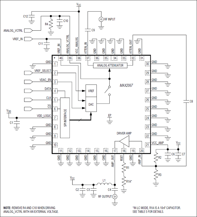 MAX2067: Typical Application Circuit