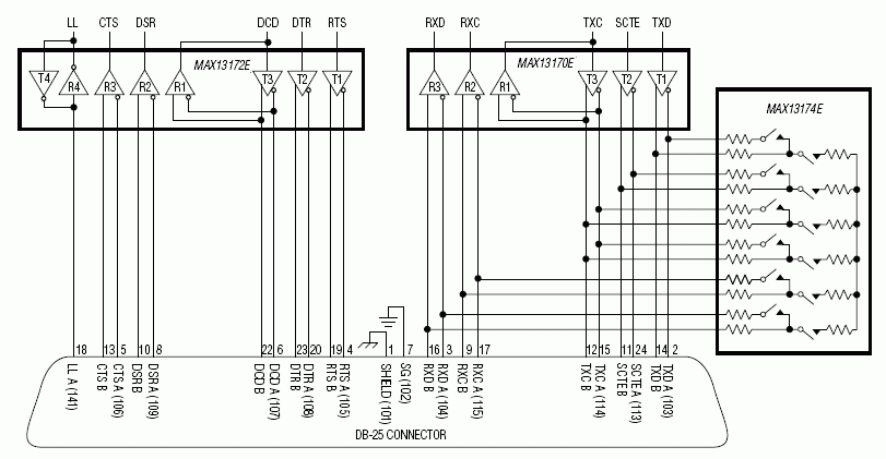 MAX13172E: Typical Operating Circuit