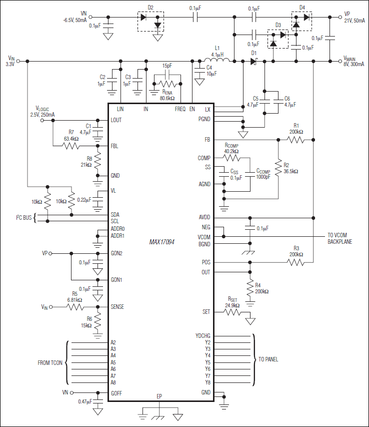 MAX17094: Typical Operating Circuit