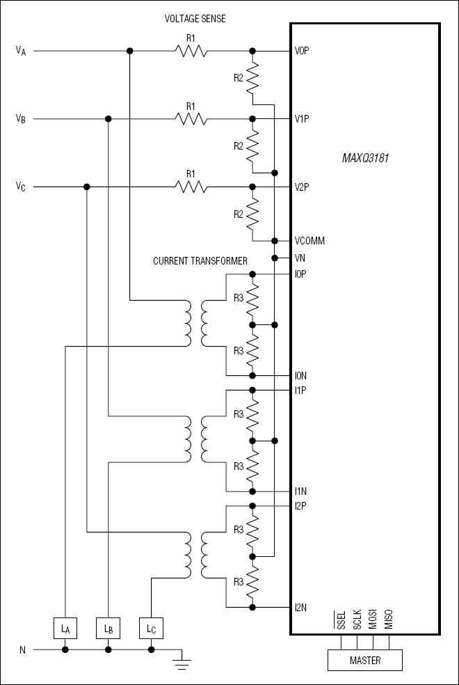 MAXQ3181: Typical Application Circuit
