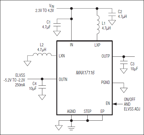 MAX17116: Typical Operating Circuit