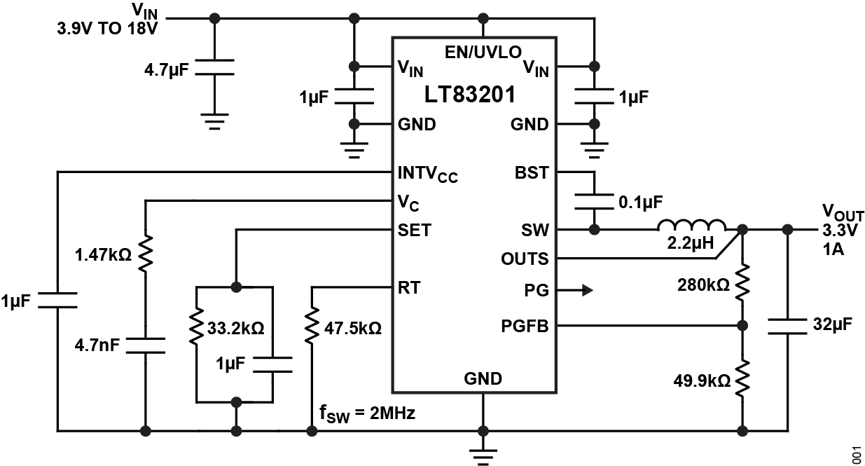 LT83201 Typical Application