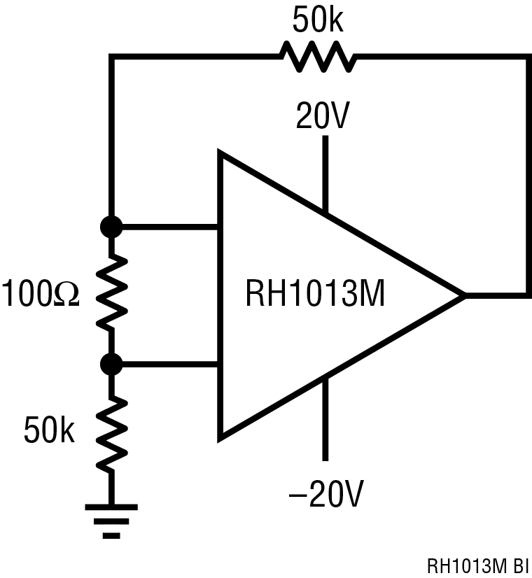 RH1013M BI Application Circuit