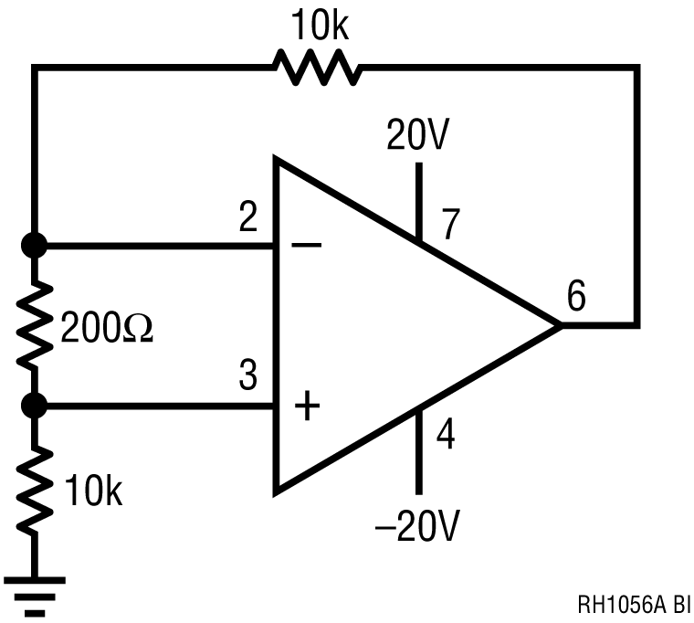 RH1056A Application Circuit