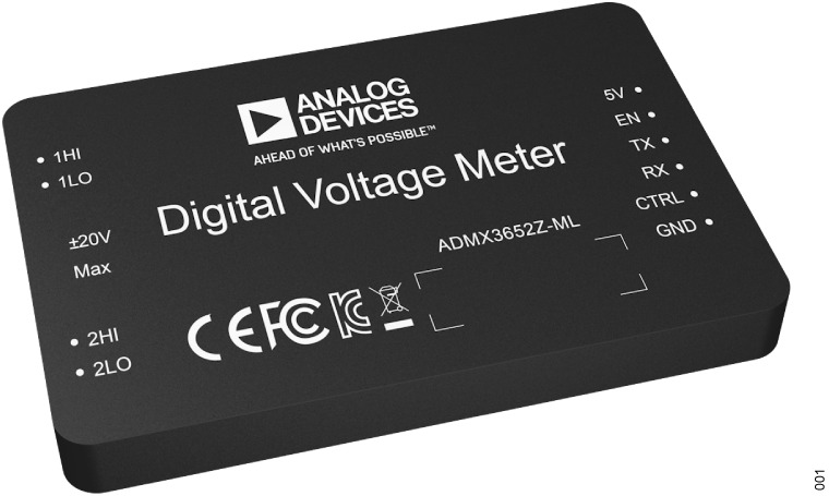 ADMX3652 Digital Voltage Meter (Top View)