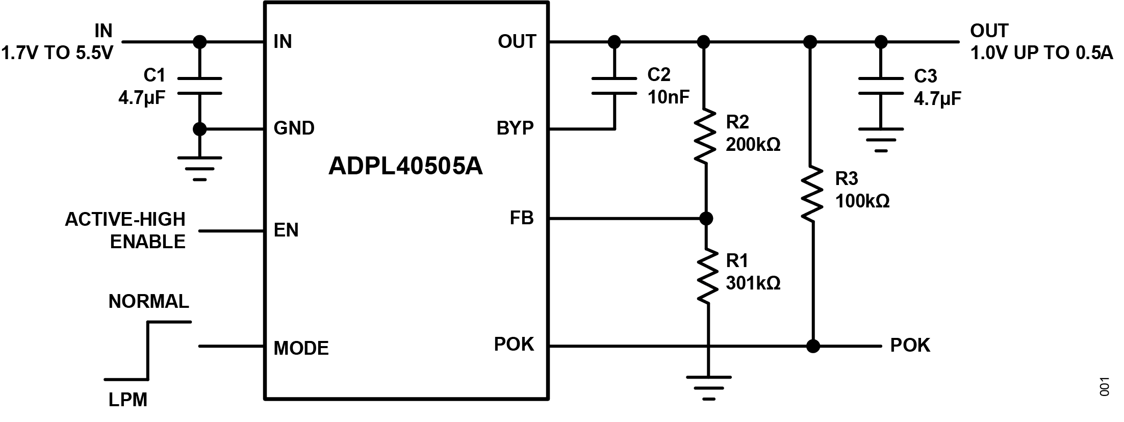 ADPL40505A Application Diagram