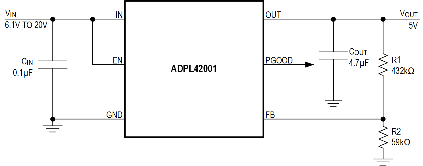 ADPL42001 Typical Application Circuit