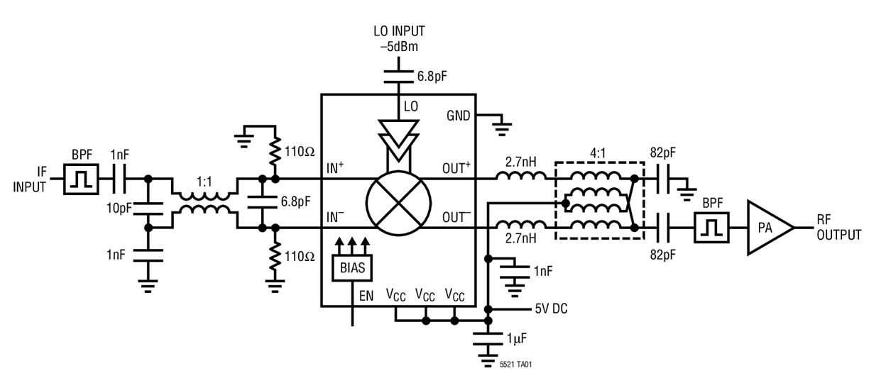 LT5521 Datasheet and Product Info | Analog Devices