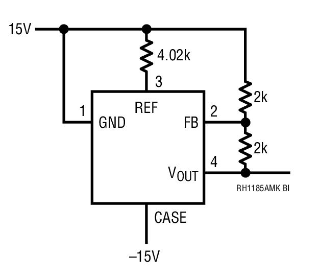 RH1185AMK Burn-in Circuit