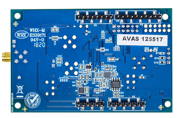 EVAL-CN0540 24-Bit Data Acquisition System for IEPE Sensors - Bottom View