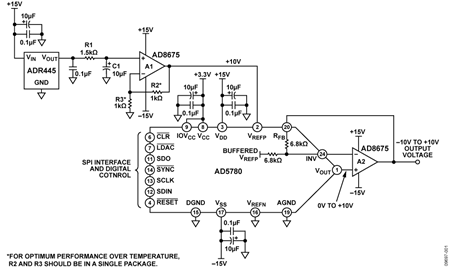18-Bit Accurate, ±10V Voltage Source
