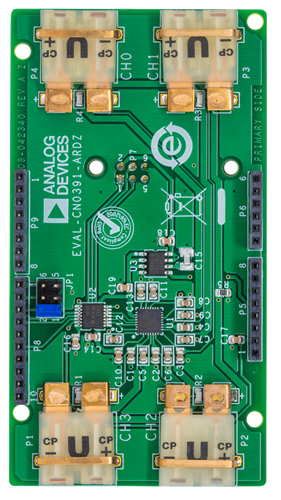 EVAL-CN0391-ARDZ Evaluation Board - Top View