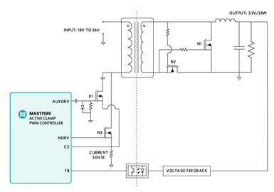 MAXREFDES121 - Block Diagram