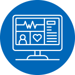 Icon depicting Connected Platform/Ecosystem Solutions