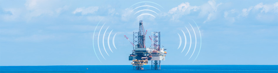 A robotic arm with a security icon over it