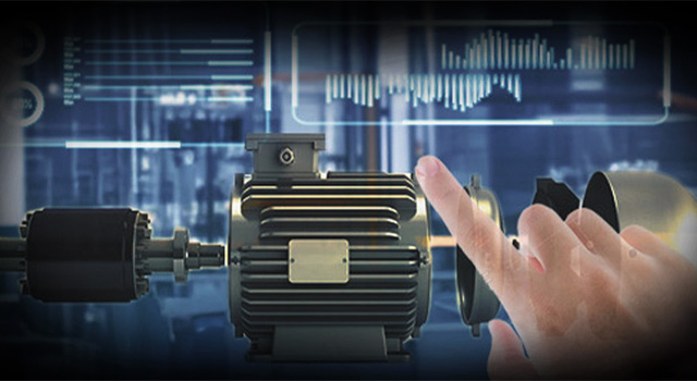 a man wearing a varjo headset with a simulation of the virtual environment he sees next to him