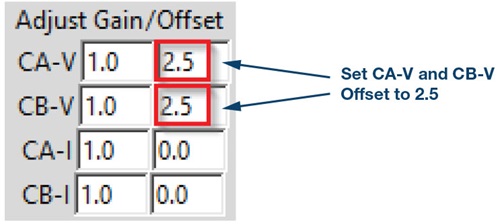 Adjust Gain/Offset
