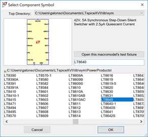 Figure 4. Find the device you want by typing its name in the search field. Figure 4. Find the device you want by typing its name in the search field.