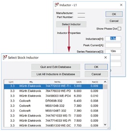 Figure 8. Selecting a component from the library. Figure 8. Selecting a component from the library.