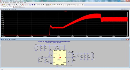 Figure 16. Measurement with a current probe. Figure 16. Measurement with a current probe.