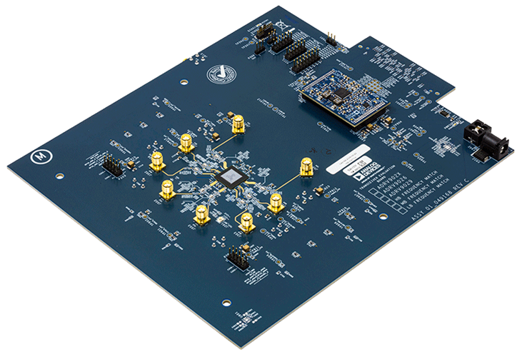 ADRV9029 Evaluation Board - Angle View