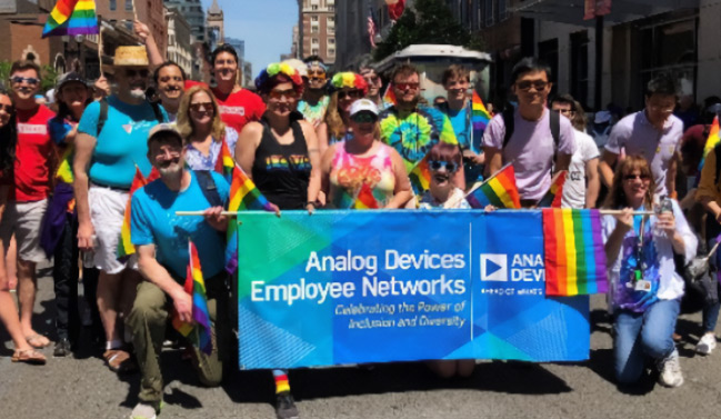 The ADI LGBTQ+ Network on Pride day