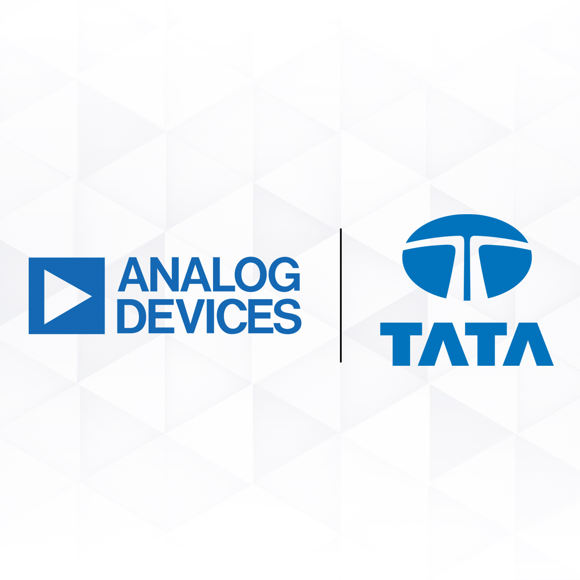 Analog Devices logo and TATA logo