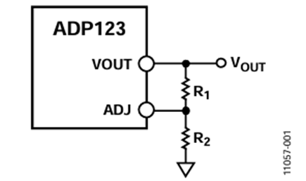 Figure 1. Adjustable Output Voltage LDO.