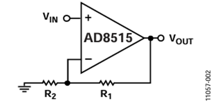 Figure 2. Noninverting Amplifier.