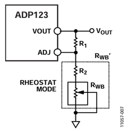 Figure 7. Reduced Tolerance Error with Series Resistance.