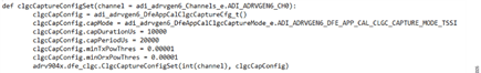 Figure 5. Python Example CLGC Capture Configuration.