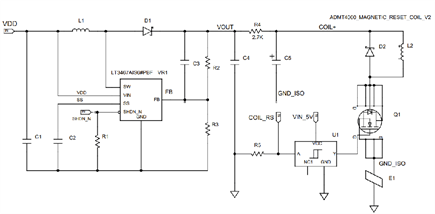 Figure 3. Embedded Reset Coil Pulse Generator Circuit