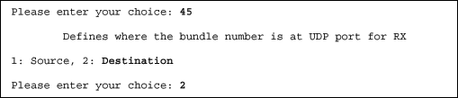 図6. DS34S132のバンドル設定メニューのオプション45