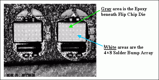 図9. 走査型超音波顕微鏡(C-SAM)の画像の例。