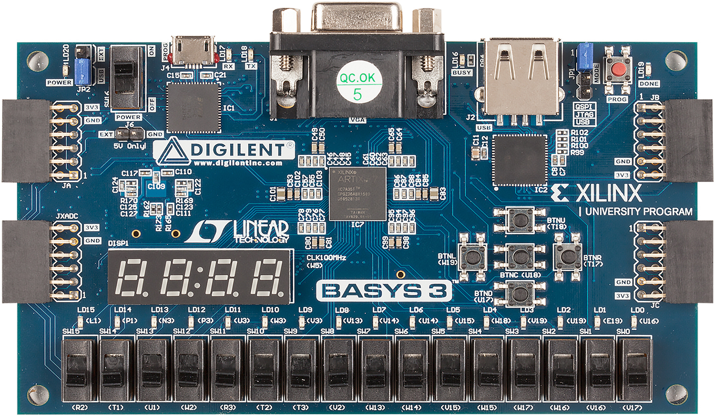 マ*イ様 DIGILENT BASYS 3 Artix-7 FPGA Basys 3 AMD Artix™ 7 FPGA Trainer Board: Recommended for