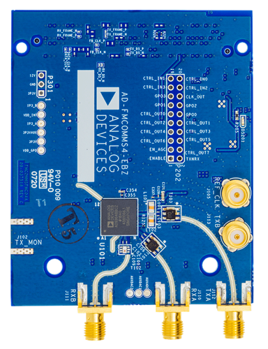 AD-FMCOMMS4-EBZ Evaluation Board - Bottom View