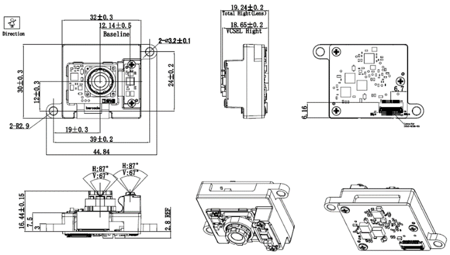 AD-FXTOF1-EBZ Diagram