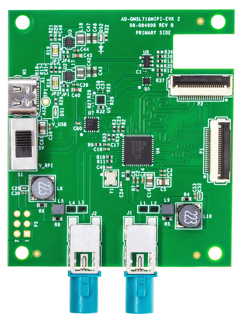 AD-GMSL716MIPI-EVK Board Photo Top View