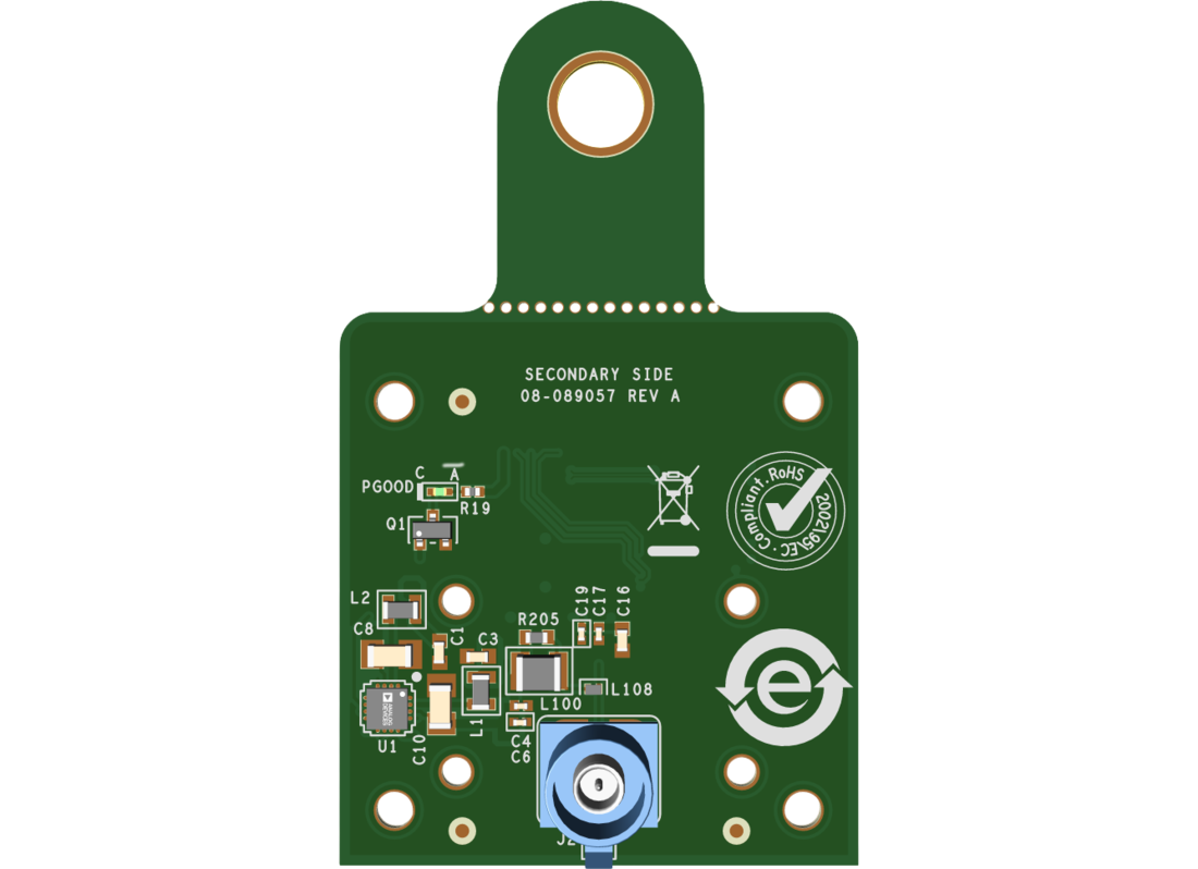 AD-GMSL793MIPI-EVK Evaluation Board Bottom View